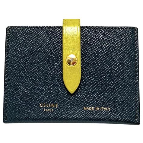 blue celine wallet|Celine wallet price.